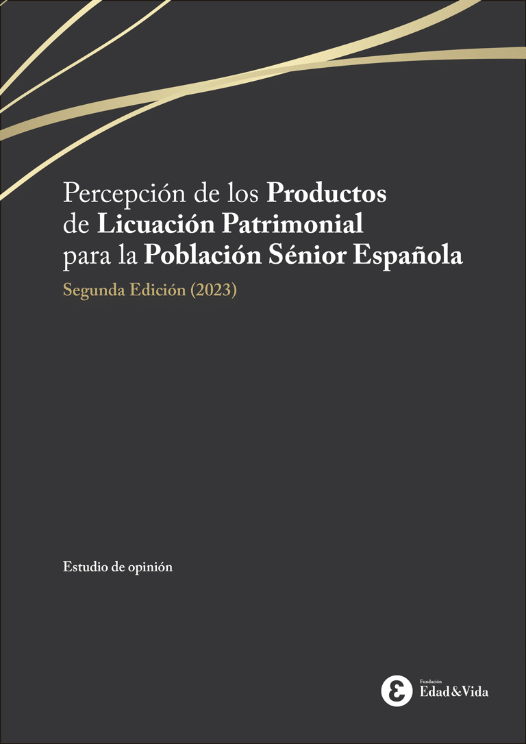 Portada del informe: Percepción de los Productos de Licuación Patrimonial para la Población Sénior Española