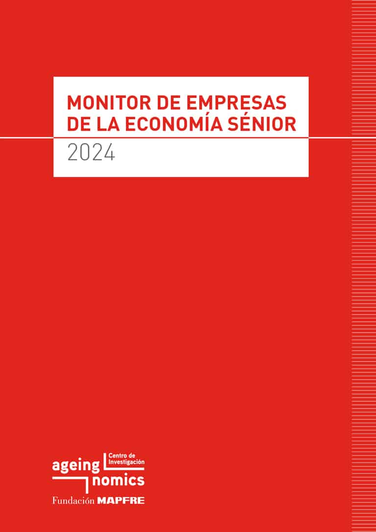 Portada del Monitor de Empresas de la Economía Sénior 2024