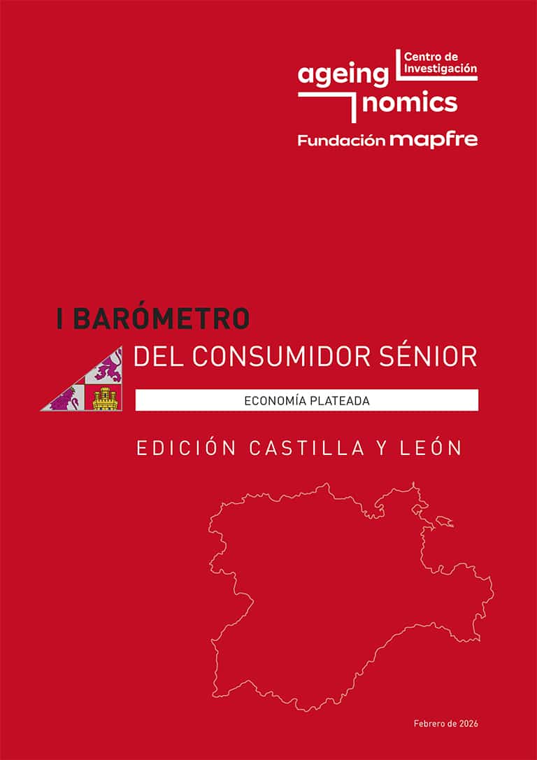 Portada del I Barómetro del Consumidor Sénior. Castilla y león (2026)